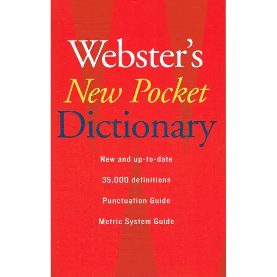Webster's New Pocket Dictionary, Pack of 6 {2}