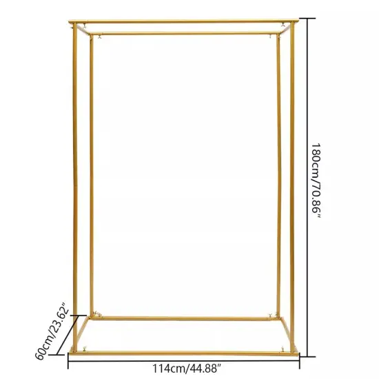 Rectangle Metal Wedding Arch Backdrop Frame Decor {3}
