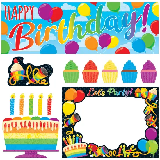 Rainbow Birthday Learning Set {1}