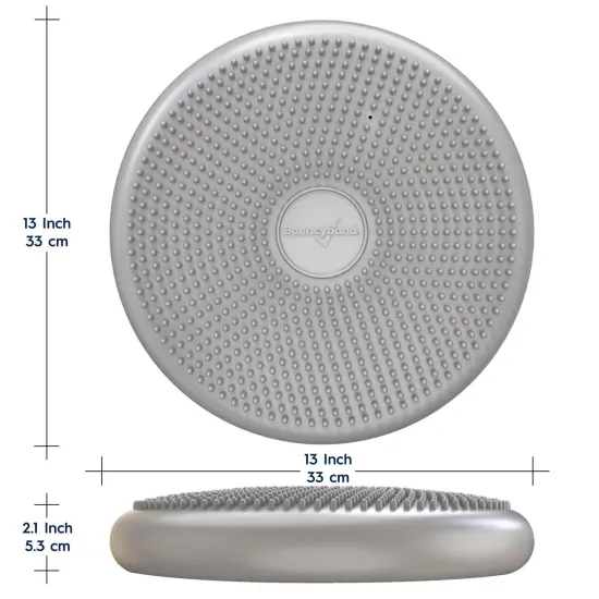 Big Wiggle Seat Sensory Cushion, Silver {3}