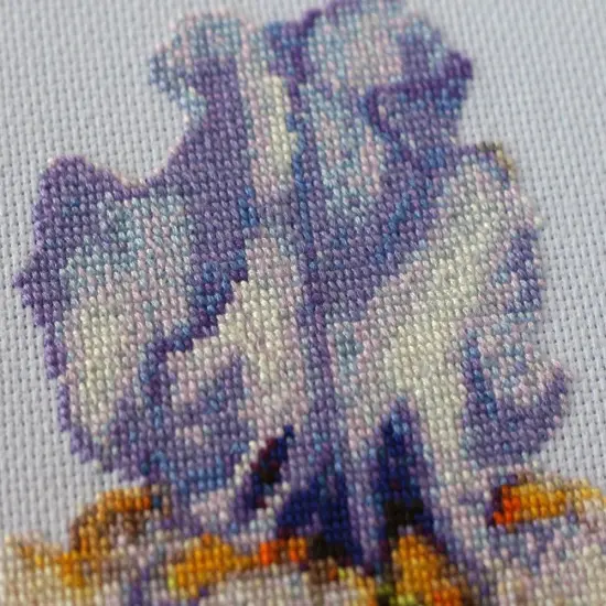 Cross stitch kit Irises {5}