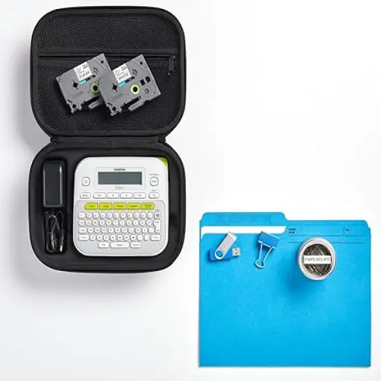 Brother&reg; P-Touch PT-D210 Label Maker Value Bundle Includes 4 Label Tapes {2}
