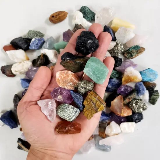 Raw Crystal Chunks - Assorted & Random Mix {4}