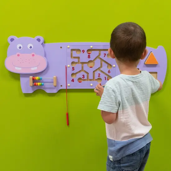 Hippo Activity Wall Panel - 18m+ - Toddler Activity Center {2}