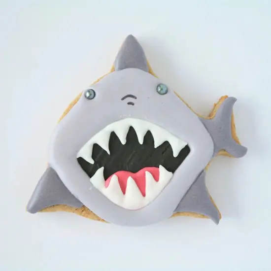Ann Clark Front Facing Little Baby Shark Cookie Cutter, 3.5" {4}