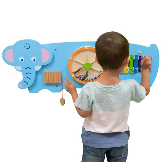 Elephant Activity Wall Panel - 18m+ - Toddler Activity Center {2}