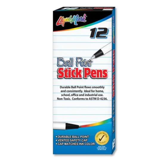Stick Pen (Medium Point) Black {1}