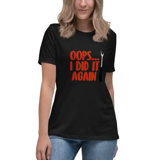 Oops! Women's Relaxed T-Shirt {2}