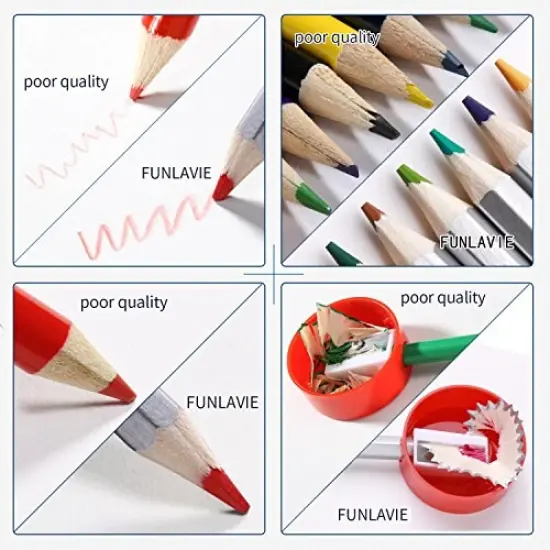 Colored Pencils 24 Coloring Pencils Premium Art Drawing Pencil for Adults Coloring Book {3}