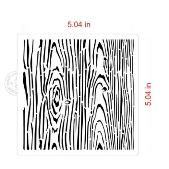 Faux Wood Grain Cookie and Craft Stencil | CM194 by Designer Stencils | {2}