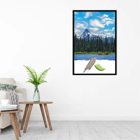 Svelte Clay Grey Wood Picture Frame Svelte Noir Black {6}