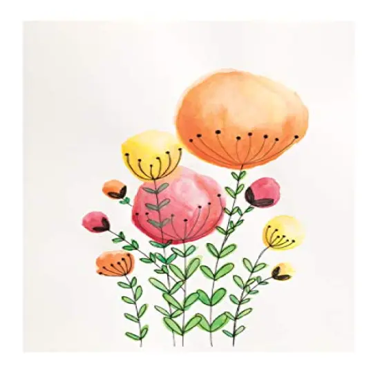 Half Pan Watercolor Paint Set with Brush and Lid, Refillable, 16 Assorted Colors, (01600), 18 Piece Set {3}