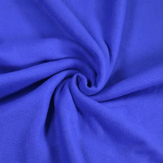 FabricLA | Fleece Fabric By The Yard | 36"X60" Inch Wide | Anti Pill Polar Fleece | Soft, Blanket, Throw, Poncho, Pillow Cover, PJ Pants, Booties, Eye Mask - Royal Blue (1 Yard) {1}