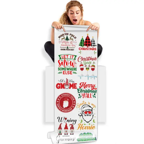 Merry Holidays Christmas DTF Gangsheet - 22x60 {1}