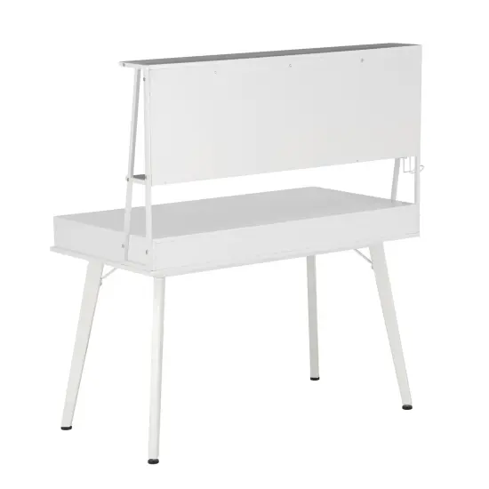 Techni Office Solutions 52.5" White Durable Computer Desk {4}