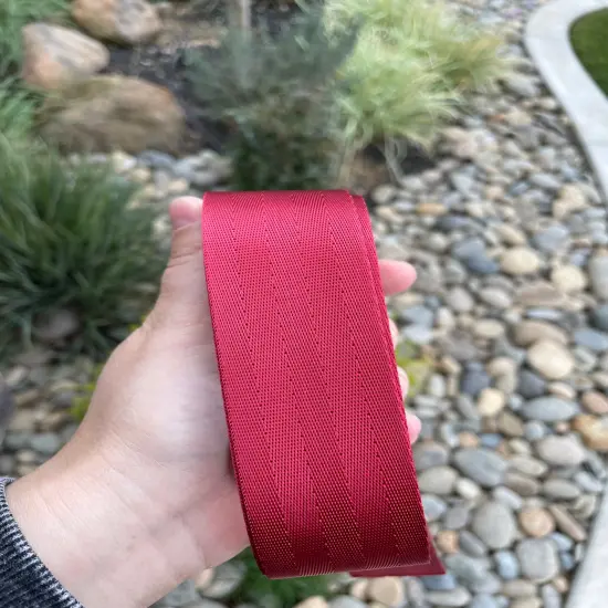 Maroon 1.5&rdquo; Seatbelt Webbing {1}