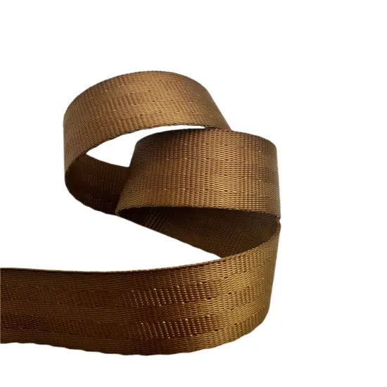 Camel 1&rdquo; Seatbelt Webbing (by the yard) {1}