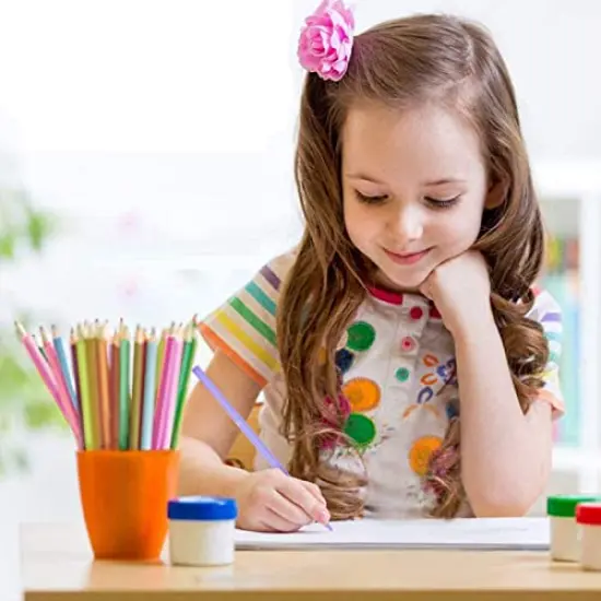 Macaron Colored Pencils, soften wood, Pastel coloring for adult and kids, Pack of 12 {4}