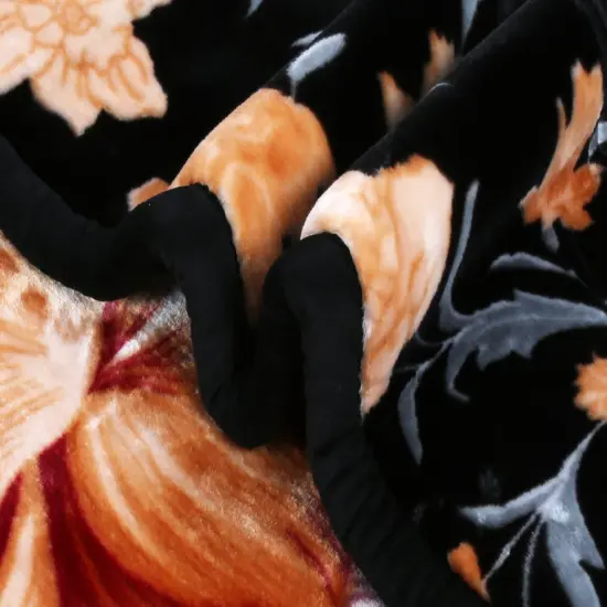 Nestl Extra Heavy Blanket Black & Gray {3}