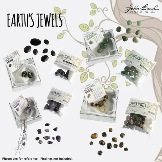 Earth's Jewels Tiger Eye Natural Stone Bead Assortment {3}
