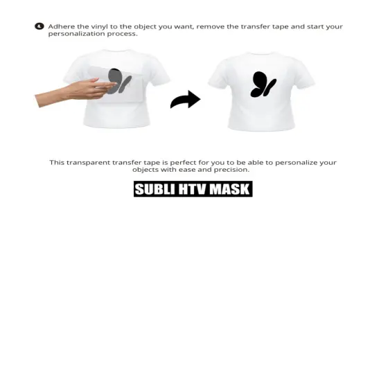 SUBLI HTV MASK&trade; 8&rdquo;x9&rdquo;- 20 SHEETS Free Delivery Transfer Paper And Vinyl Tape {5}