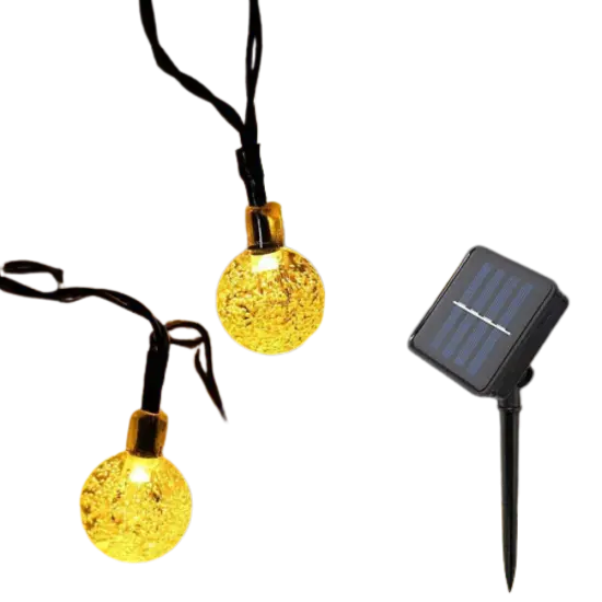 Kitcheniva Solar Powered 50 LED String Light Christmas Decor Warm white {1}