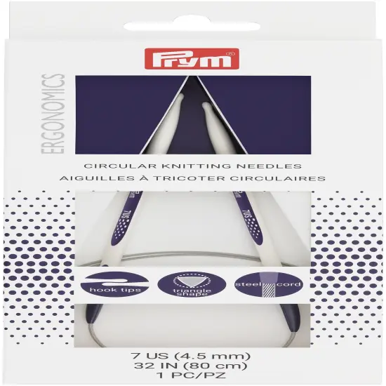 Prym Circular Knitting Needles 32"-Size 7/4.5mm {1}