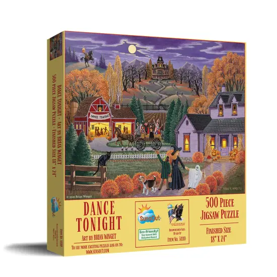 Sunsout Dance Tonight 500 pc Halloween Jigsaw Puzzle 51110 {3}