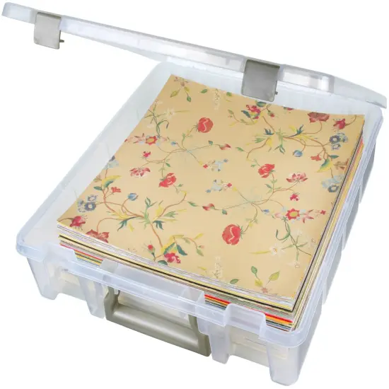 ArtBin Super Satchel Single Compartment-15.25"X14"X3.5" Translucent {6}