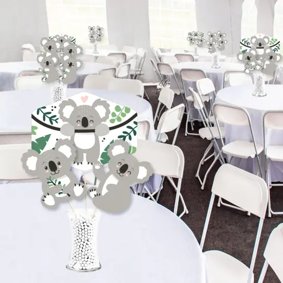 Big Dot of Happiness Koala Cutie - Bear Birthday Party and Baby Shower Centerpiece Sticks - Showstopper Table Toppers - 35 Pieces {3}