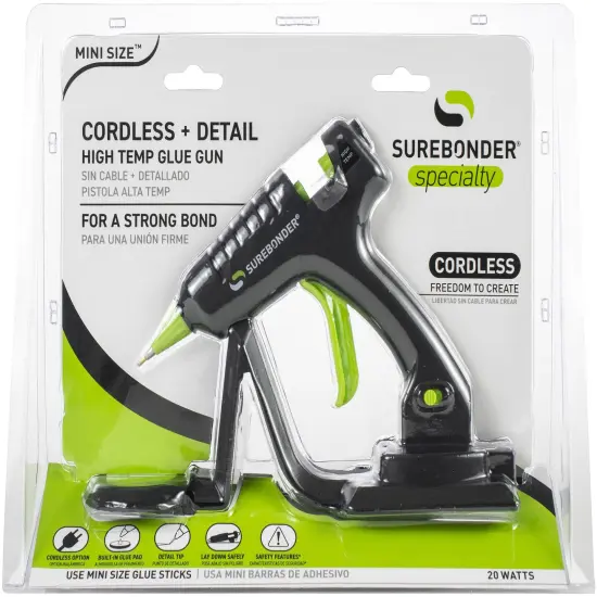 Surebonder Cordless Mini 20 Watt Detail Glue Gun {1}