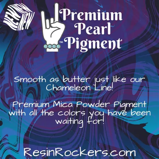 Rockers Pro Pearl Premium Mica Pigment Powder Back in Black {3}