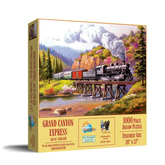 Sunsout Grand Canyon Express 1000 pc Jigsaw Puzzle 40626 {3}