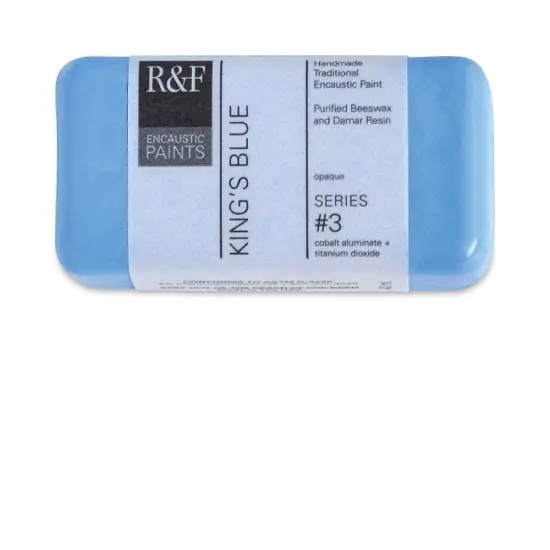 R&F Encaustic Paint Block - King's Blue, 40 ml block {2}