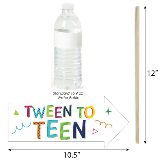 Big Dot of Happiness Funny 13th Birthday - Cheerful Happy Birthday - Colorful Thirteenth Birthday Party Photo Booth Props Kit - 10 Piece {4}