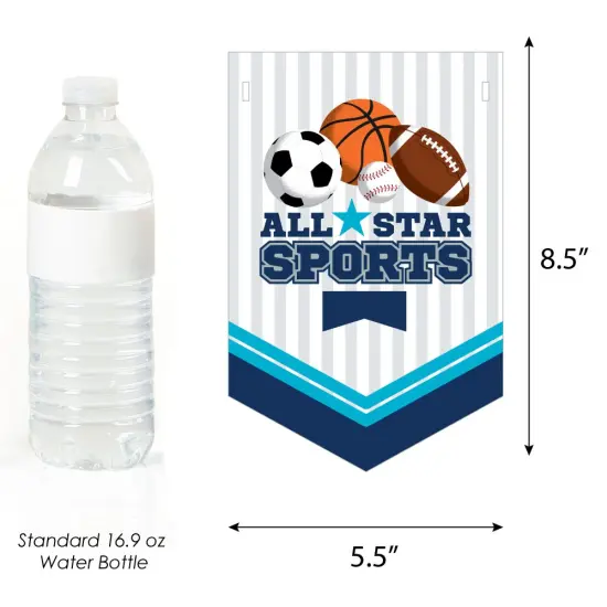 Big Dot of Happiness Go, Fight, Win - Sports - Birthday Party Bunting Banner - Birthday Party Decorations - Happy Birthday {3}