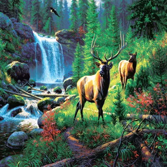 Sunsout Mountain Harmony 500 pc Large Pieces Jigsaw Puzzle 53082 {1}