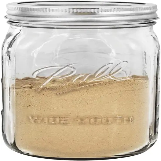 Ball Wide Mouth Quart Canning Jars Lids and Bands USA Made Pack of 12 {4}