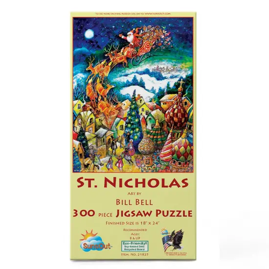 Sunsout St. Nicholas 300 pc Christmas Jigsaw Puzzle 21825 {4}