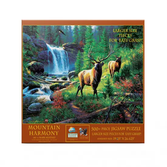 Sunsout Mountain Harmony 500 pc Large Pieces Jigsaw Puzzle 53082 {4}