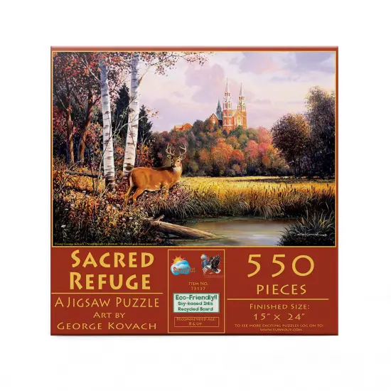 Sunsout Sacred Refuge 550 pc Jigsaw Puzzle 75137 {4}
