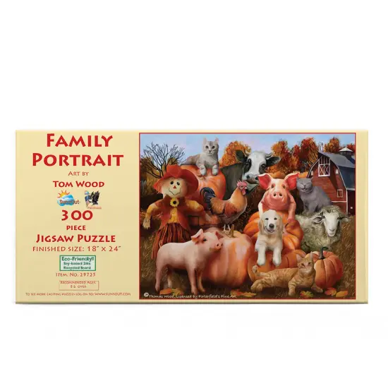 Sunsout Family Portrait 300 pc Halloween Jigsaw Puzzle 29725 {4}