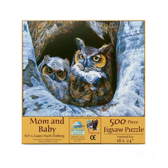 Sunsout Mom and Baby 500 pc Jigsaw Puzzle 21702 {4}
