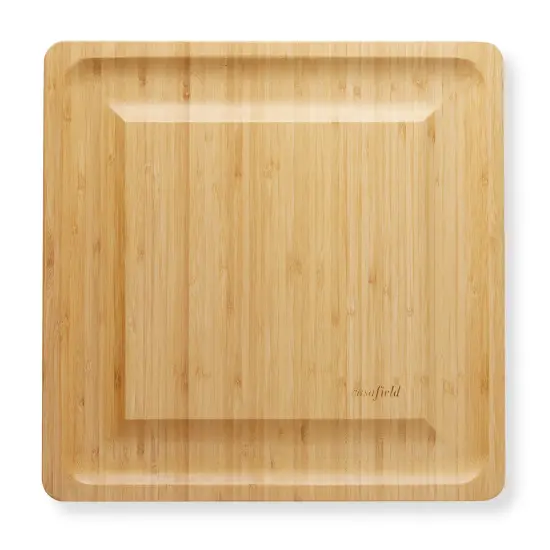 Casafield Bamboo Cheese Board Gift Set, Charcuterie Board Serving Platter with Stainless Steel Knives for Entertaining, Birthdays, Weddings {3}