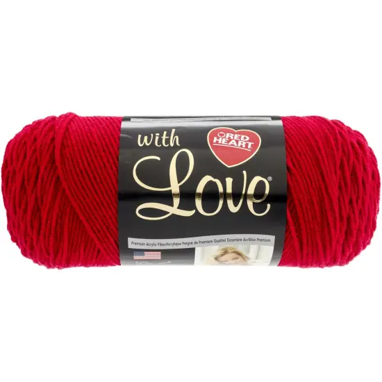 Multipack of 24 - Red Heart With Love Yarn-Holly Berry {3}