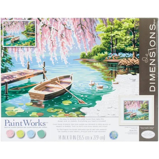 Paint Works Paint By Number Kit 14"X11"-Willow Spring Beauty {1}