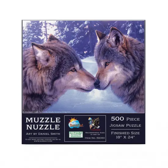 Sunsout Muzzle Nuzzle 500 pc Jigsaw Puzzle 59060 {4}
