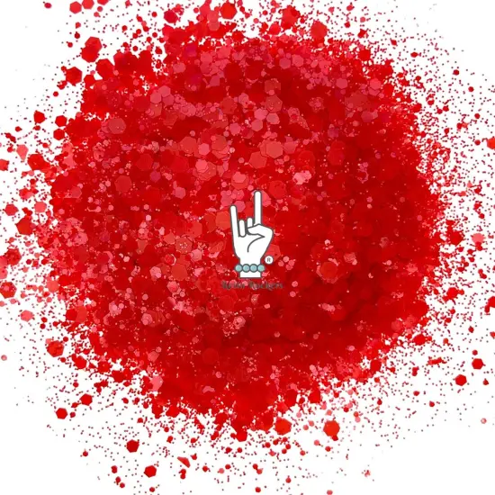 Red Solo Cup Pixie for Poxy Matte Chunky Glitter Mix {1}