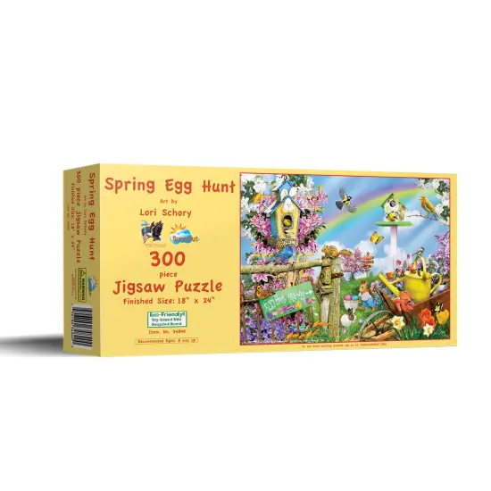 Sunsout Spring Egg Hunt 300 pc Easter Jigsaw Puzzle 34840 {3}