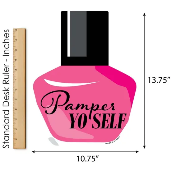 Big Dot of Happiness Spa Day - Outdoor Lawn Sign - Girls Makeup Party Yard Sign - 1 Piece {6}